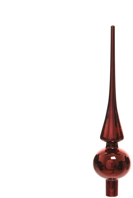 Nežinomas Christmas medžio topper Decoris 113069. red. glass