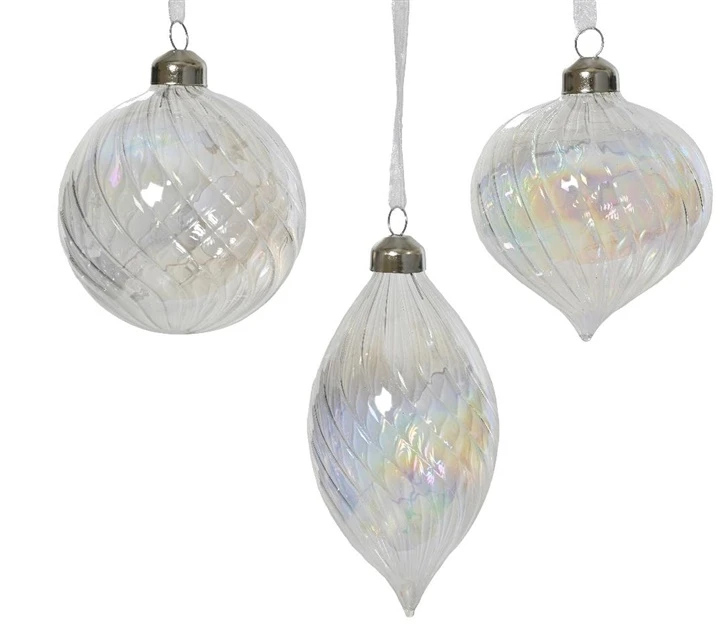 Nežinomas Christmas Tree toy 70690. 8 cm. glass