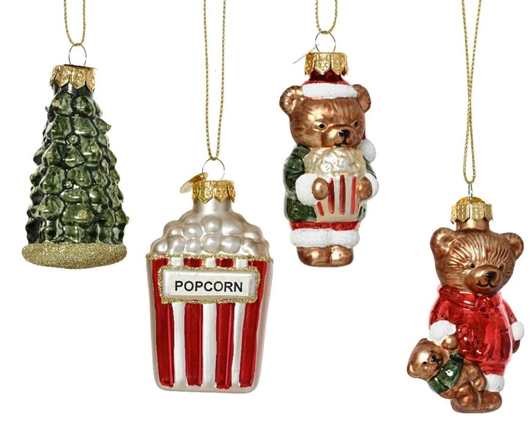 Nežinomas Christmas Tree toy. 7.5 cm. glass