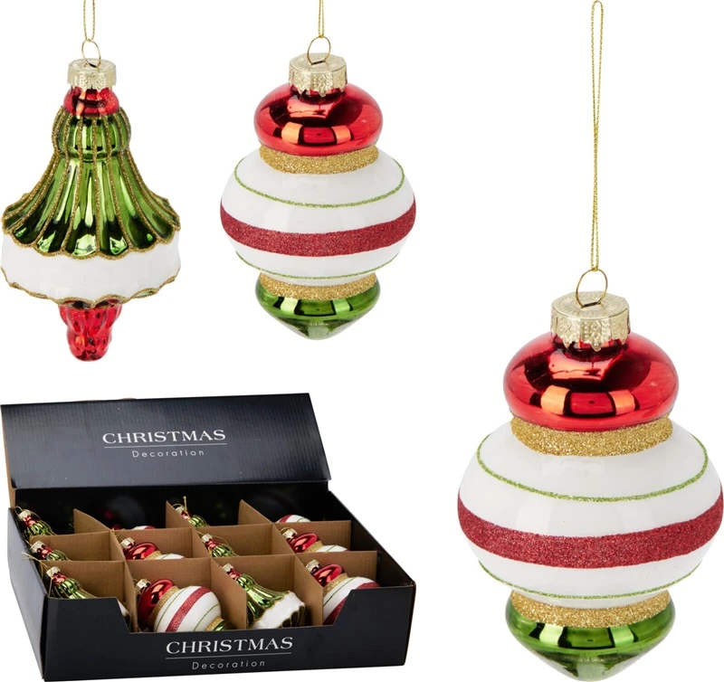 Christmas Tree toy ABR221050. various colours. glass
