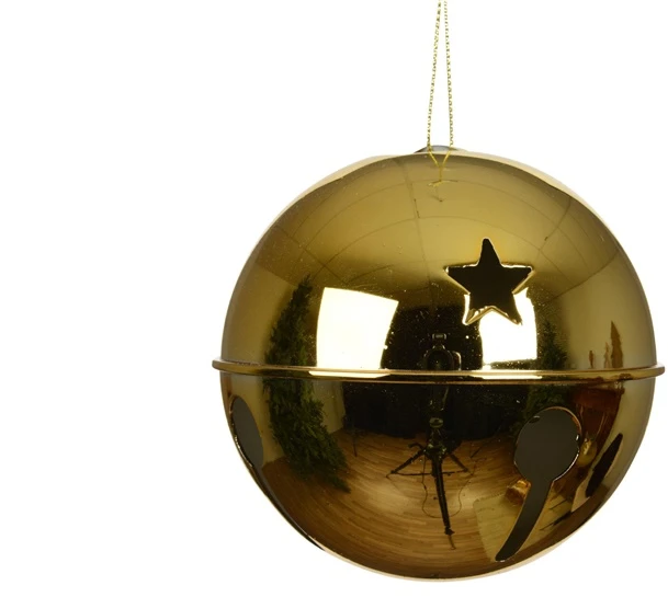 None Christmas Tree toy Decoris Bell. auksinis. iron/polystyrene