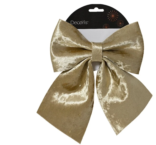 Christmas Tree toy Decoris Bow. auksinis. poliester