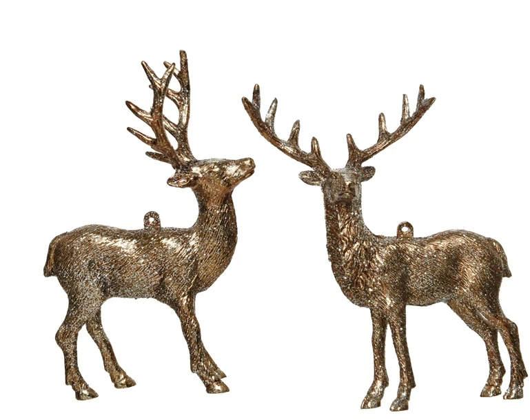 Nežinomas Christmas Tree toy Decoris Deer. bronze. plastikas/metal