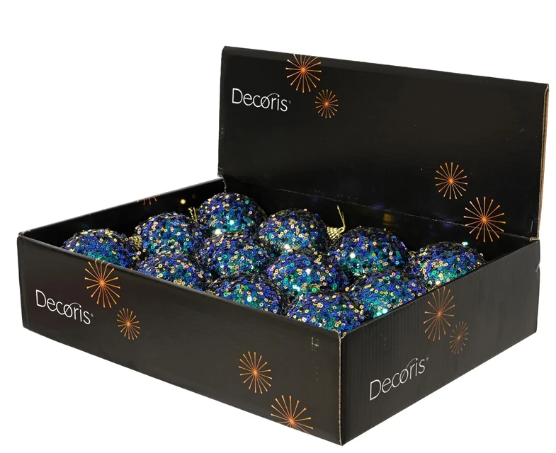 Nežinomas Eglutės žaisliukas Decoris Emerald, mėlynas