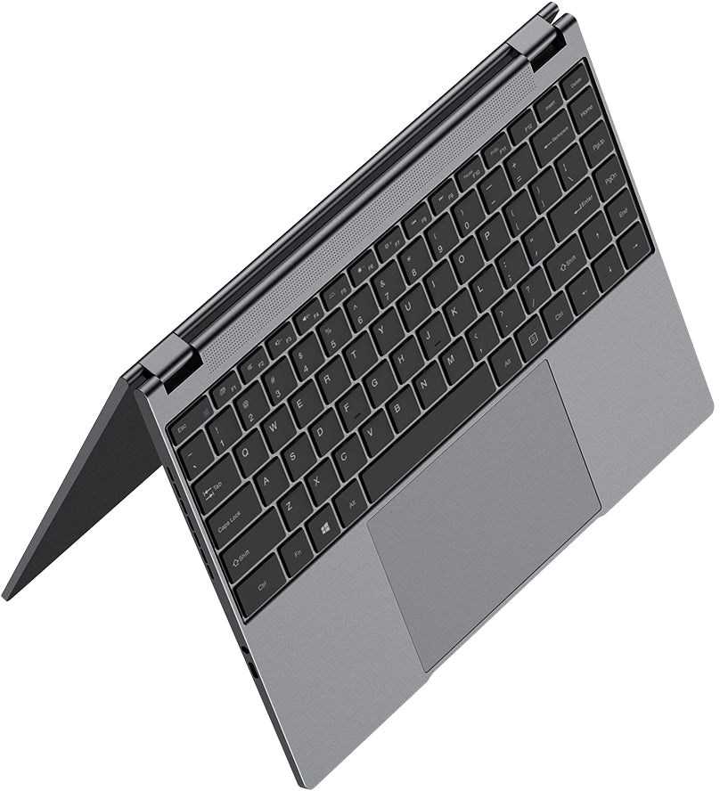 Nešiojamas kompiuteris „Chuwi FreeBook 2025 N150“ / 13.5" (2520x1680) lietimui jautrus ekranas / IPS / 16 GB / 512 GB SSD / BT / BLKB / x360 / „Windows 11“ pilkas