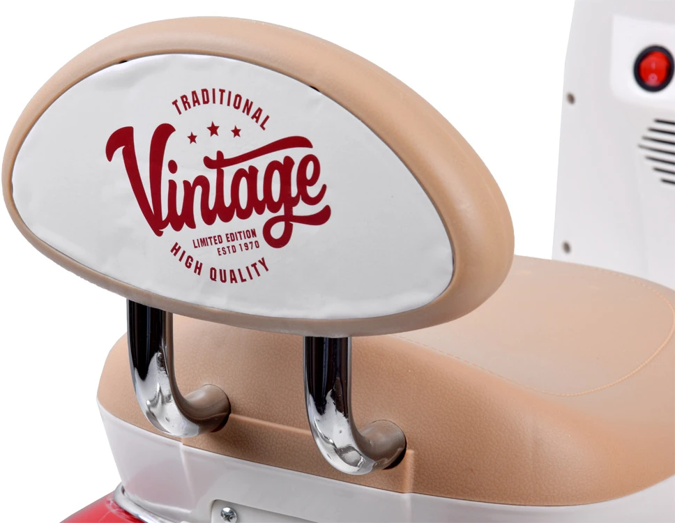 Jokomisiada Classic Electric Scooter for Kids PA0330 Raudona