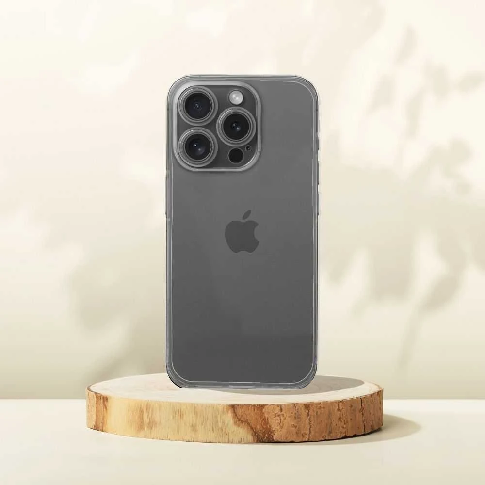 OEM dėklas, skirtas „iPhone 15 Plus“ skaidriam dėklui, 1,5 mm tinklelio, permatomas