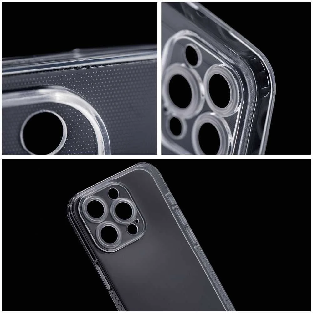 OEM dėklas, skirtas „iPhone 15 Plus“ skaidriam dėklui, 1,5 mm tinklelio, permatomas