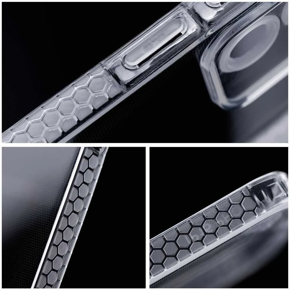 OEM dėklas, skirtas „iPhone 15 Plus“ skaidriam dėklui, 1,5 mm tinklelio, permatomas