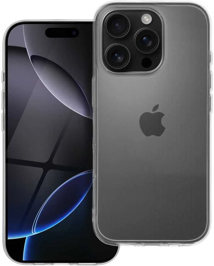 OEM dėklas, skirtas „iPhone 16 PRO“ telefonui, skaidrus, 2 mm dėžutė, skaidri