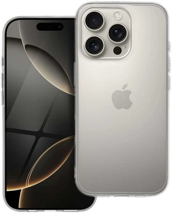 OEM dėklas, skirtas „iPhone 16 PRO“ skaidriam dėklui, 2 mm, permatomas