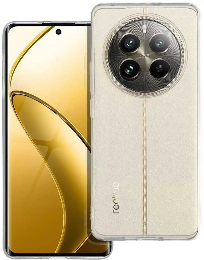 Realme 12 PRO 5G dėklas, skaidrus, 2 mm (apsauginis fotoaparatas), permatomas