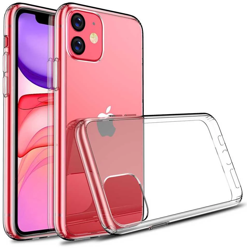 OEM dėklas, skirtas „iPhone 11 PRO“ skaidriam dėklui, 2 mm dėžutė, skaidri
