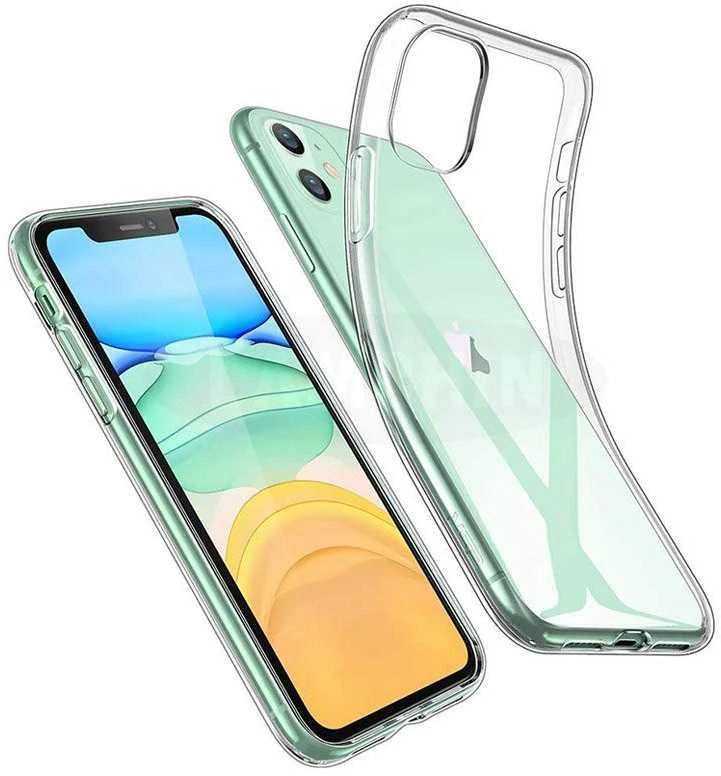 OEM dėklas, skirtas „iPhone 11 PRO“ skaidriam dėklui, 2 mm dėžutė, skaidri