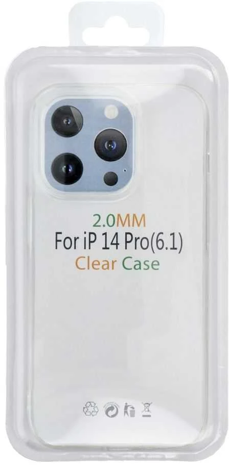 OEM dėklas, skirtas iPhone 11 PRO MAX, skaidrus, 2 mm dėžutė, skaidri