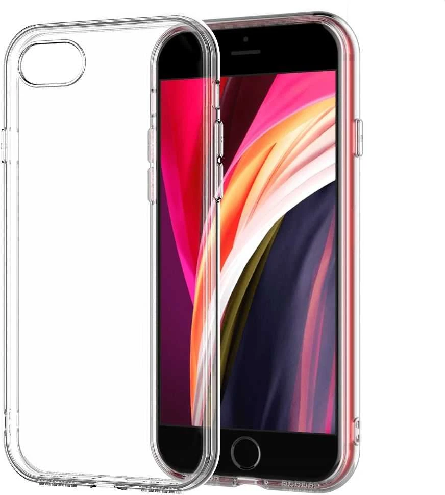 Oem Originalus iPhone 7 / 8 / SE 2020 / SE 2022 dėklas, skaidrus, 2 mm dėžutė, skaidri