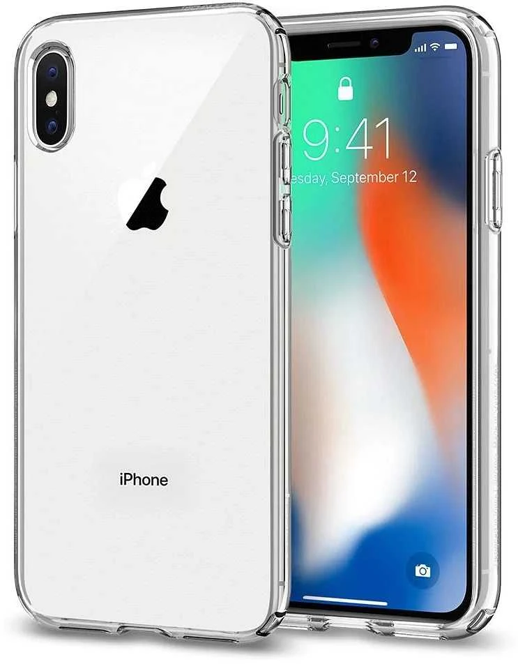 OEM dėklas, skirtas iPhone X / XS, skaidrus, 2 mm dėžutė, skaidri