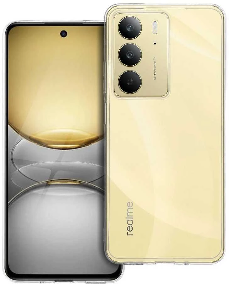 Realme C75 skaidrus 2 mm dėklas (apsauga nuo kameros), skaidrus