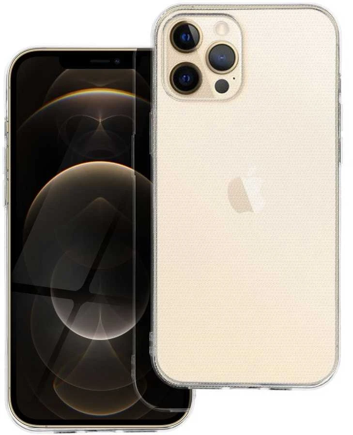 Oem Originalus „iPhone 12 PRO MAX“ skaidrus dėklas (2 mm, apsaugantis kamerą), permatomas