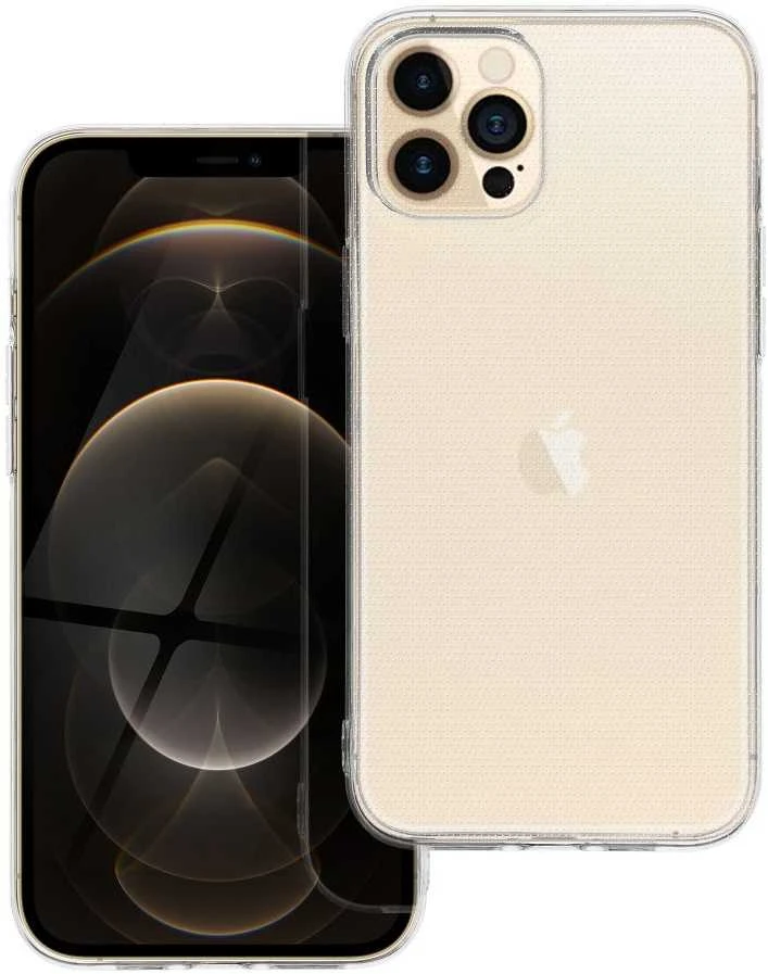 OEM dėklas, skirtas „iPhone 12 PRO MAX“ skaidriam dėklui, 2 mm permatomas