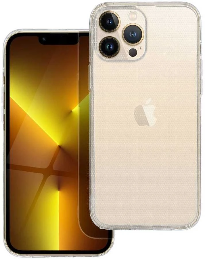 Oem Originalus „iPhone 13 PRO MAX“ skaidrus dėklas (2 mm, apsaugantis kamerą), permatomas