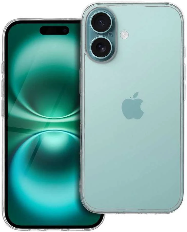 Oem Originalus „iPhone 16“ dėklas, skaidrus, 2 mm (apsauga nuo kameros), permatomas