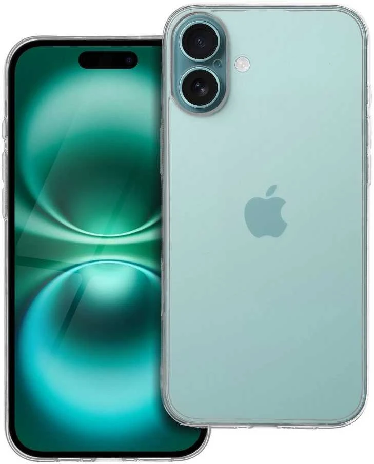 Oem Originalus „iPhone 16 PLUS“ dėklas, skaidrus (2 mm), (apsauginis fotoaparato korpusas), permatomas