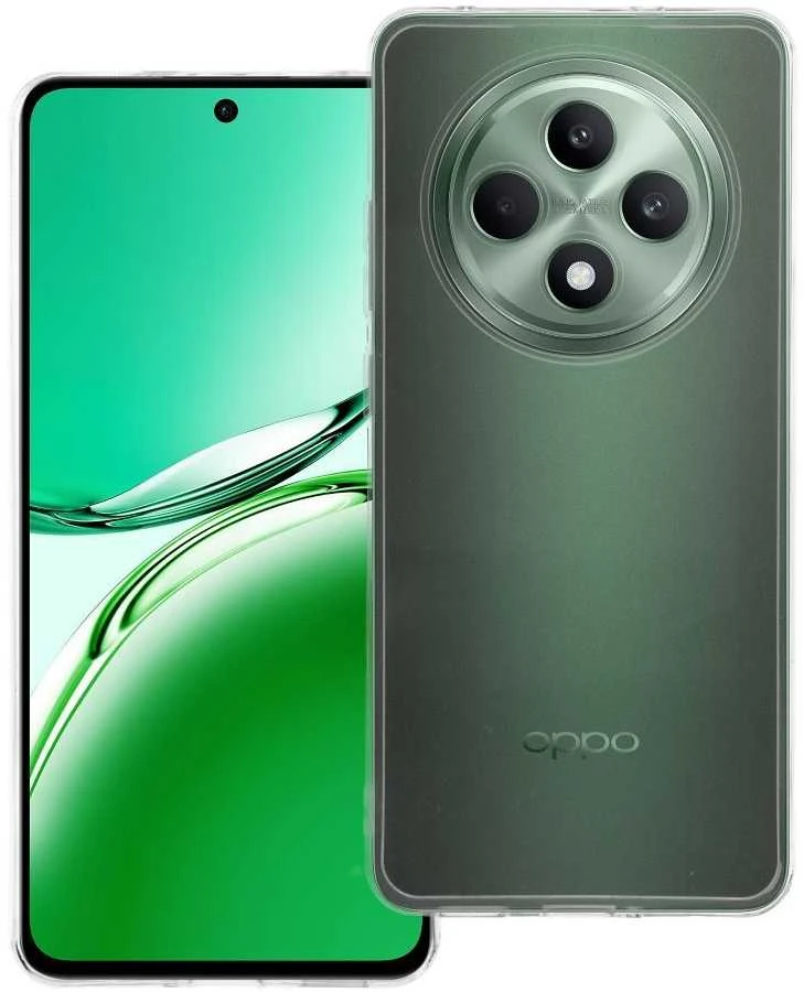 Oem Originalus Oppo Reno 12F 5G / 12FS / F27 dėklas, skaidrus 2 mm (apsauginis fotoaparatas), permatomas