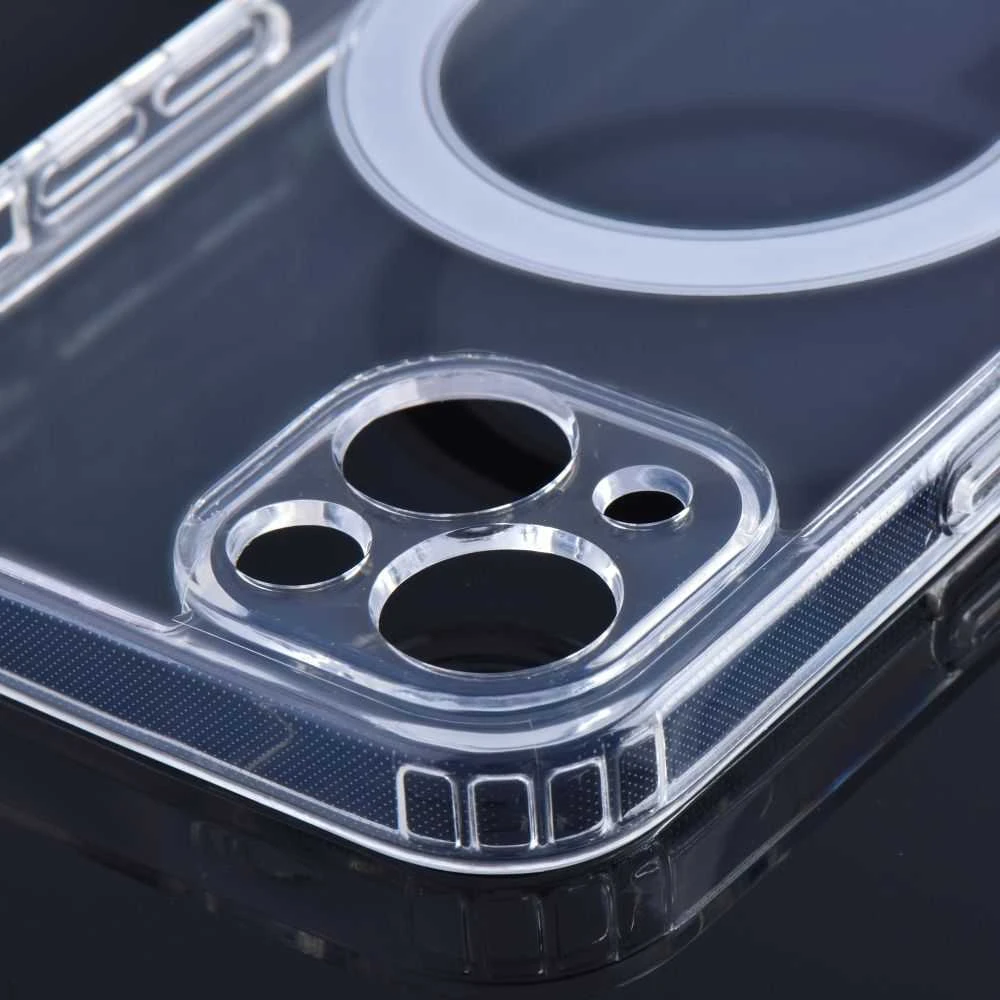 Oem Dėklas Clear Mag Cover (MagSafe) skirtas iPhone 14 Plus skaidrus