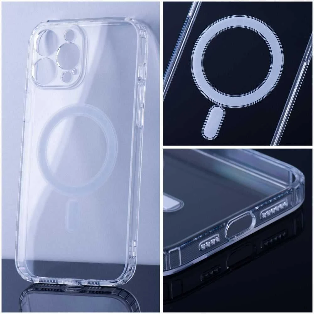Oem Dėklas Clear Mag Cover (MagSafe) skirtas iPhone 14 Pro Max skaidrus