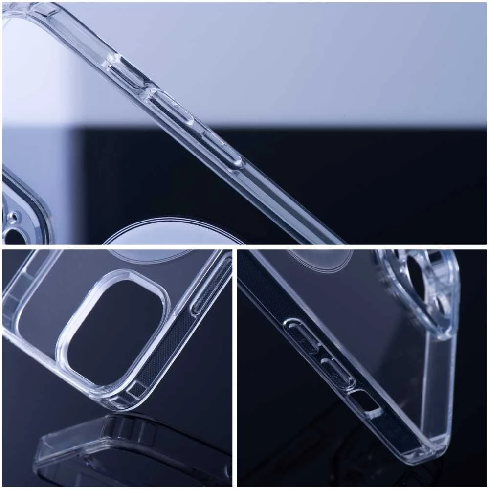 Oem Originalus „iPhone 12 MINI“ skaidrus „Mag“ dėklas (STR), suderinamas su „MagSafe“ permatomu dėklu
