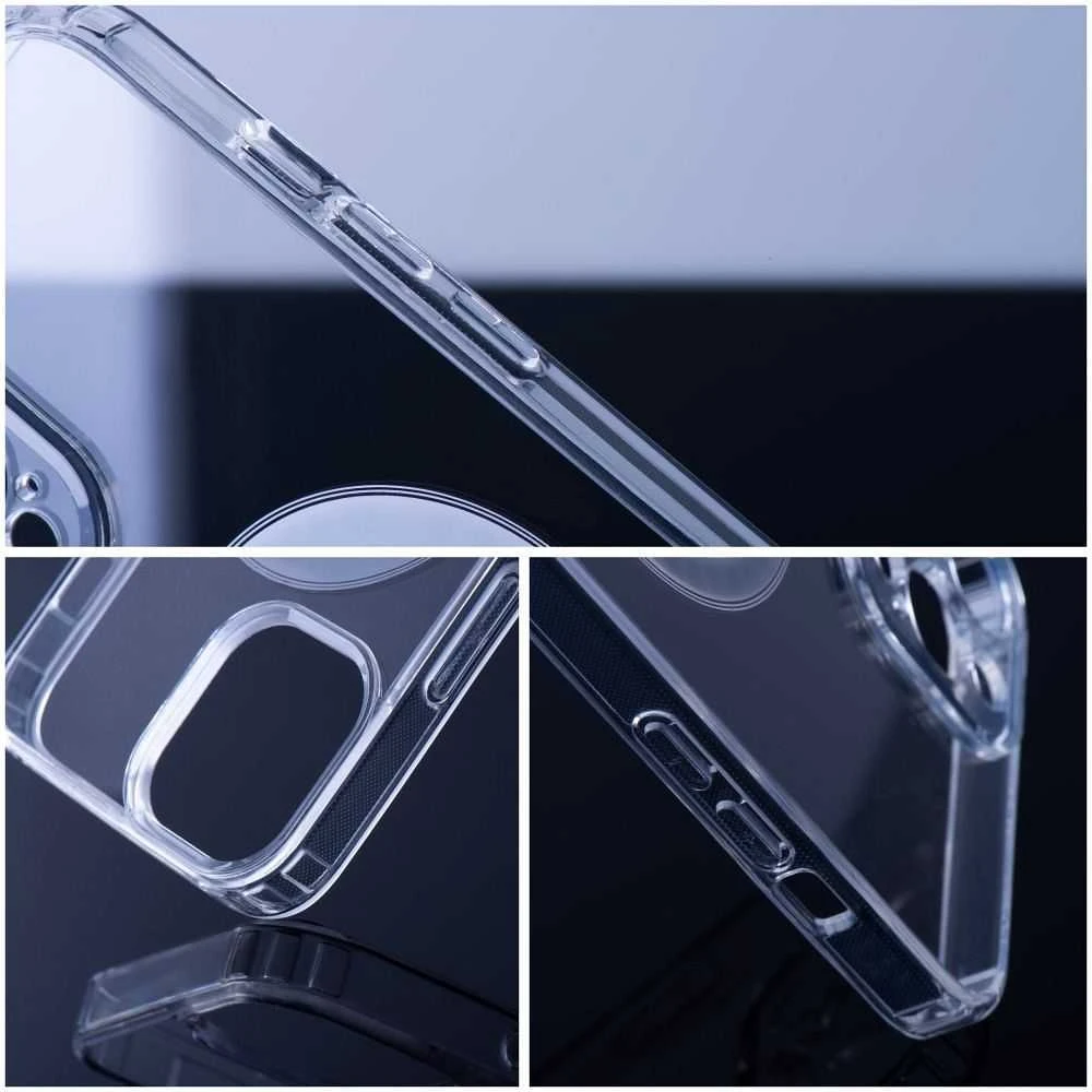 Oem Originalus „iPhone 12“ dėklas, skaidrus „Mag“ dangtelis (STR), suderinamas su „MagSafe“ permatomu dėklu.