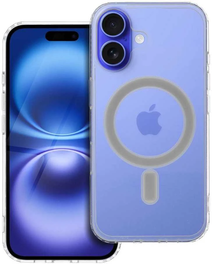 Oem Originalus „iPhone 16“ dėklas, skaidrus „Mag“ dėklas (MID), suderinamas su „MagSafe“ permatomu dėklu