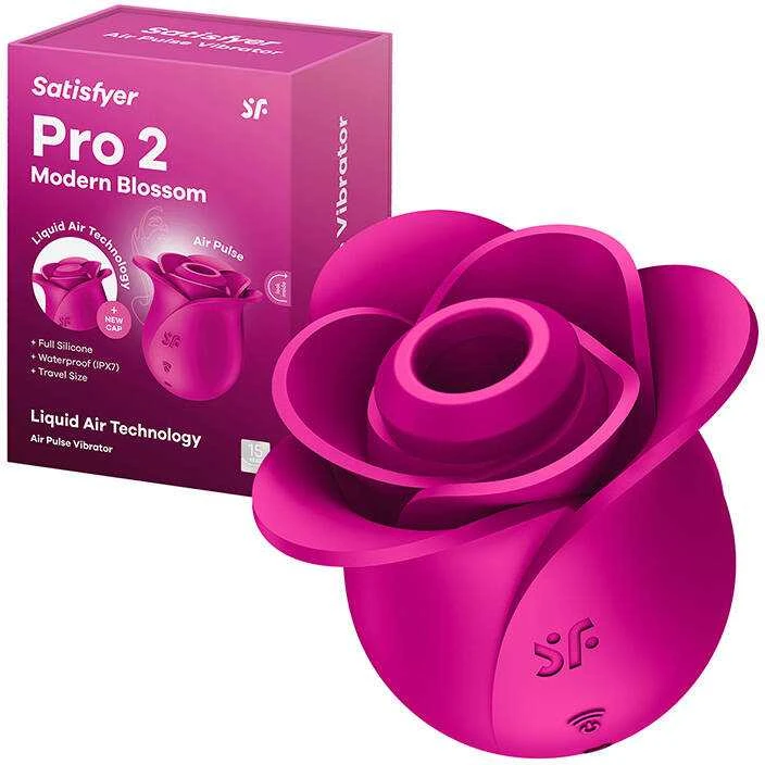 SATISFYER - AIR PULSE PRO 2 MODERN BLOSSOM VIBRATOR