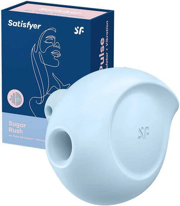 Klitorio masažuoklis Satisfyer Sugar Rush (mėlynas)