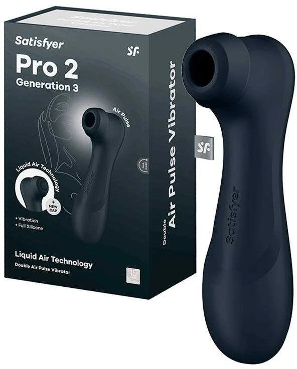 Satisfyer – Pro 2 Generation 3 App Controlled Juodas