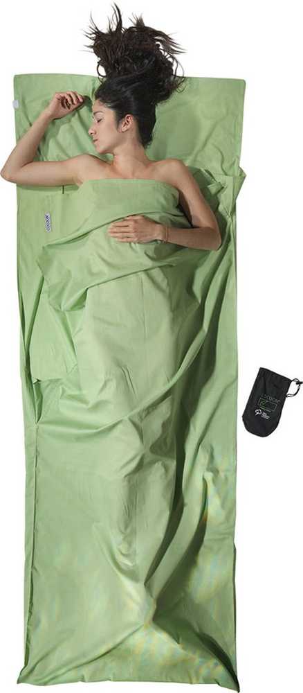 Cocoon CT46-0 Adult Rectangular sleeping bag Cotton Žalias