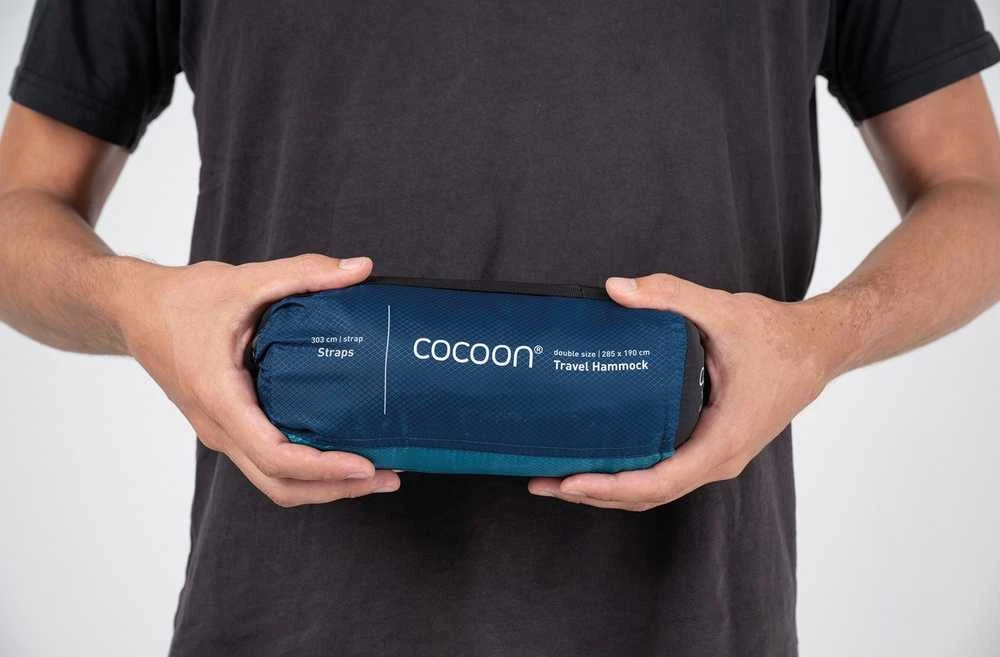 Hamakas Cocoon kelioninis hamakų komplektas, dvigubas dydis - Mėlyna