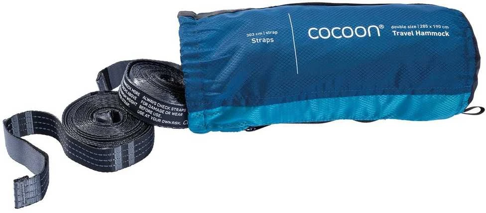 Hamakas Cocoon kelioninis hamakų komplektas, dvigubas dydis - Mėlyna
