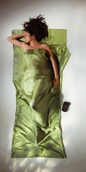 Cocoon IST91 sleeping bag Adult Rectangular sleeping bag Silk Žalias