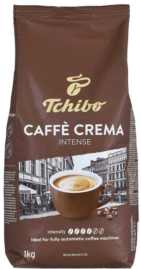 Kavos pupelės Tchibo Cafe Crema Intense 1kg