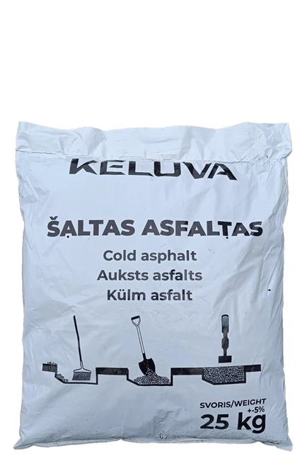 Šaltas asfaltas 0-8 mm 25 +/- 0,5kg