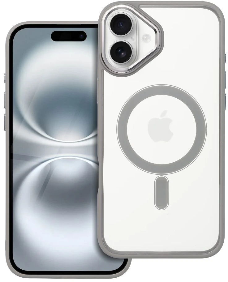 Oem COLOR EDGE MAG COVER dėklas, suderinamas su MagSafe, skirtas IPHONE 16 Plus, titano pilkas