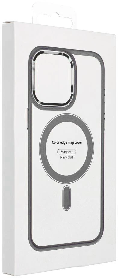 Oem COLOR EDGE MAG COVER dėklas, suderinamas su MagSafe, skirtas IPHONE 16 Plus, titano pilkas