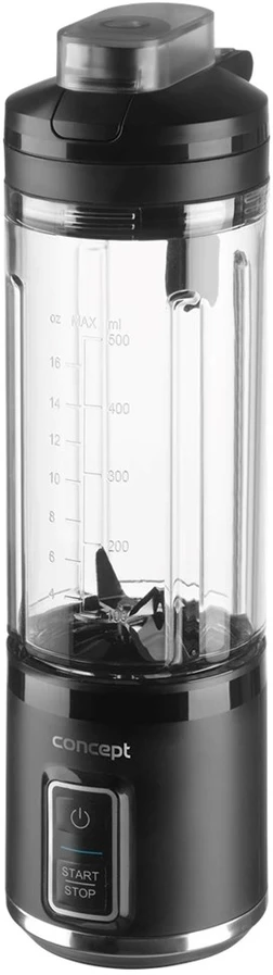 CONCEPT SM4050 Smoothie NutriMaker Cordless plakiklis 120 W Juodas