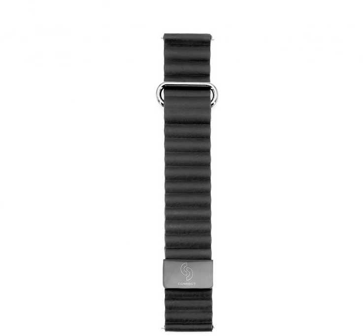 Araree Connect 20mm kortikālā aizmugurējā sprādze magnētiskā sūkņa pulksteņu siksnas (130mm M/L) melna