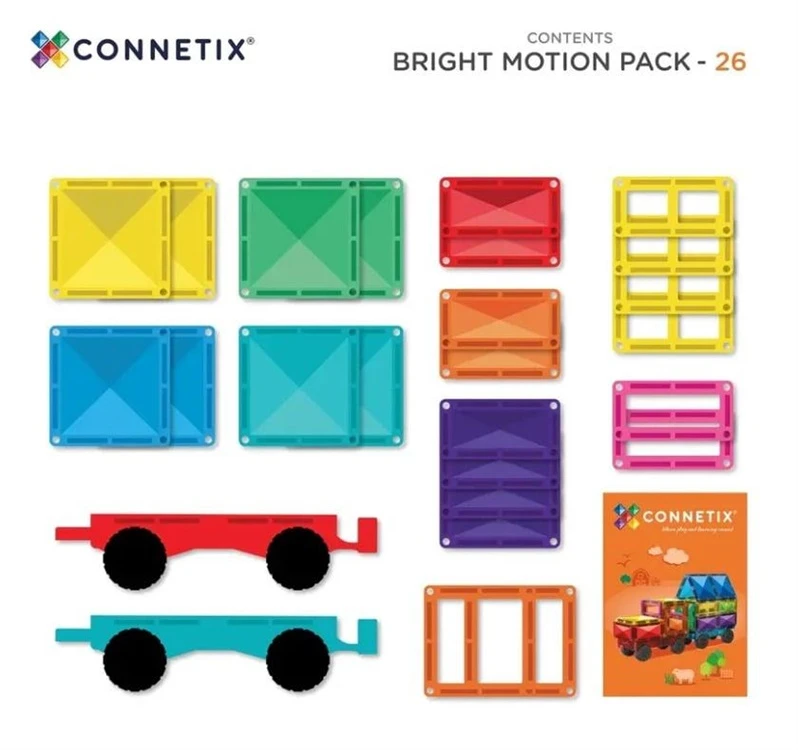 CONNETIXMAGNETIC TILES SET – 26 PIECES