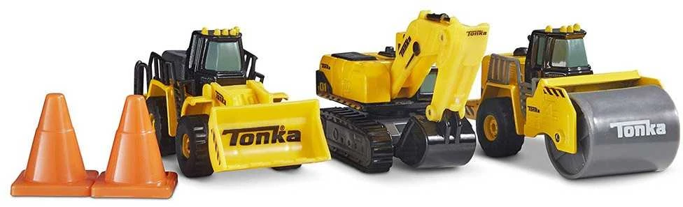 Hasbro Statybos mašinos „Tonka Autka“ rinkinys iš 3 ZA3617