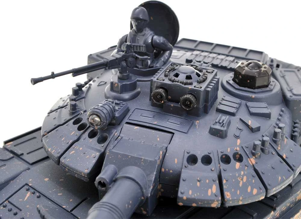 Jokomisiada kontroliuojamas TANK T90 šaudo važiuoja apšviestas RC0373