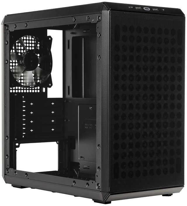 Cooler Master MasterBox Q300L MCB-Q300L-KANN-S00 Šoninis langas, USB 3.0 x 2, Mic x1, Spk x1, Juodas, Micro ATX, Maitinimo šaltinis yra Ne